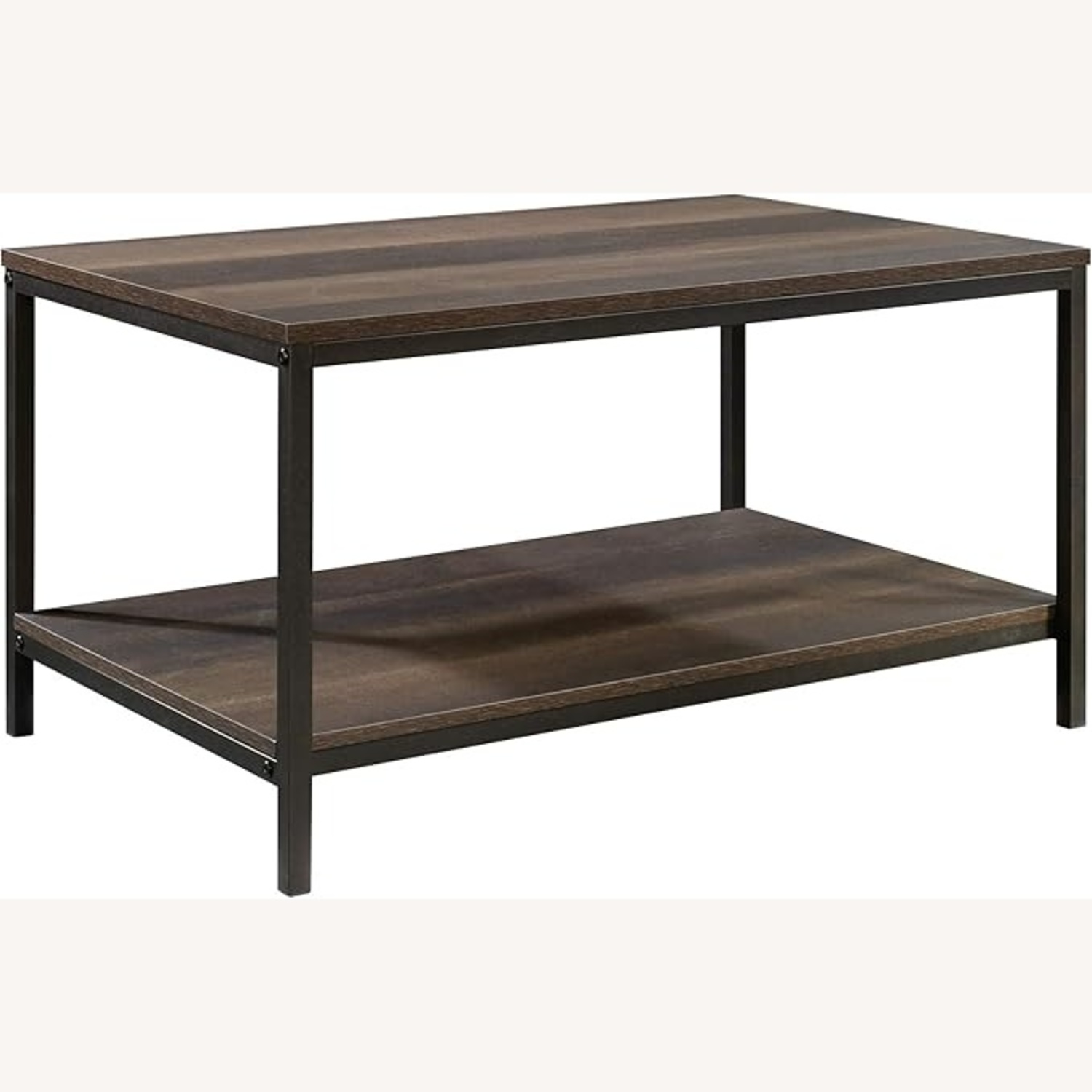 Sauder Dark Brown Wood Coffee Table - image-4