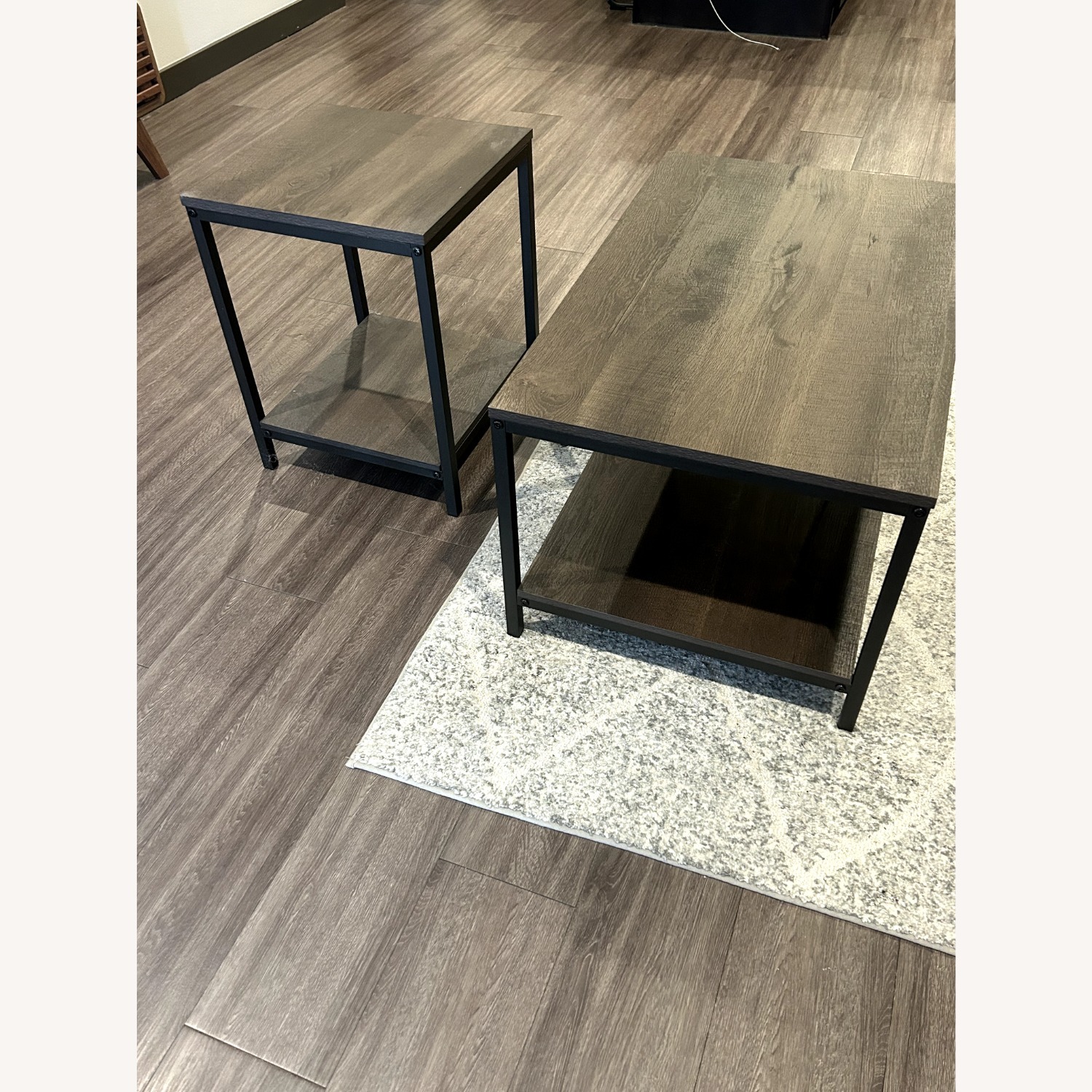 Sauder Dark Brown Wood Coffee Table - image-3