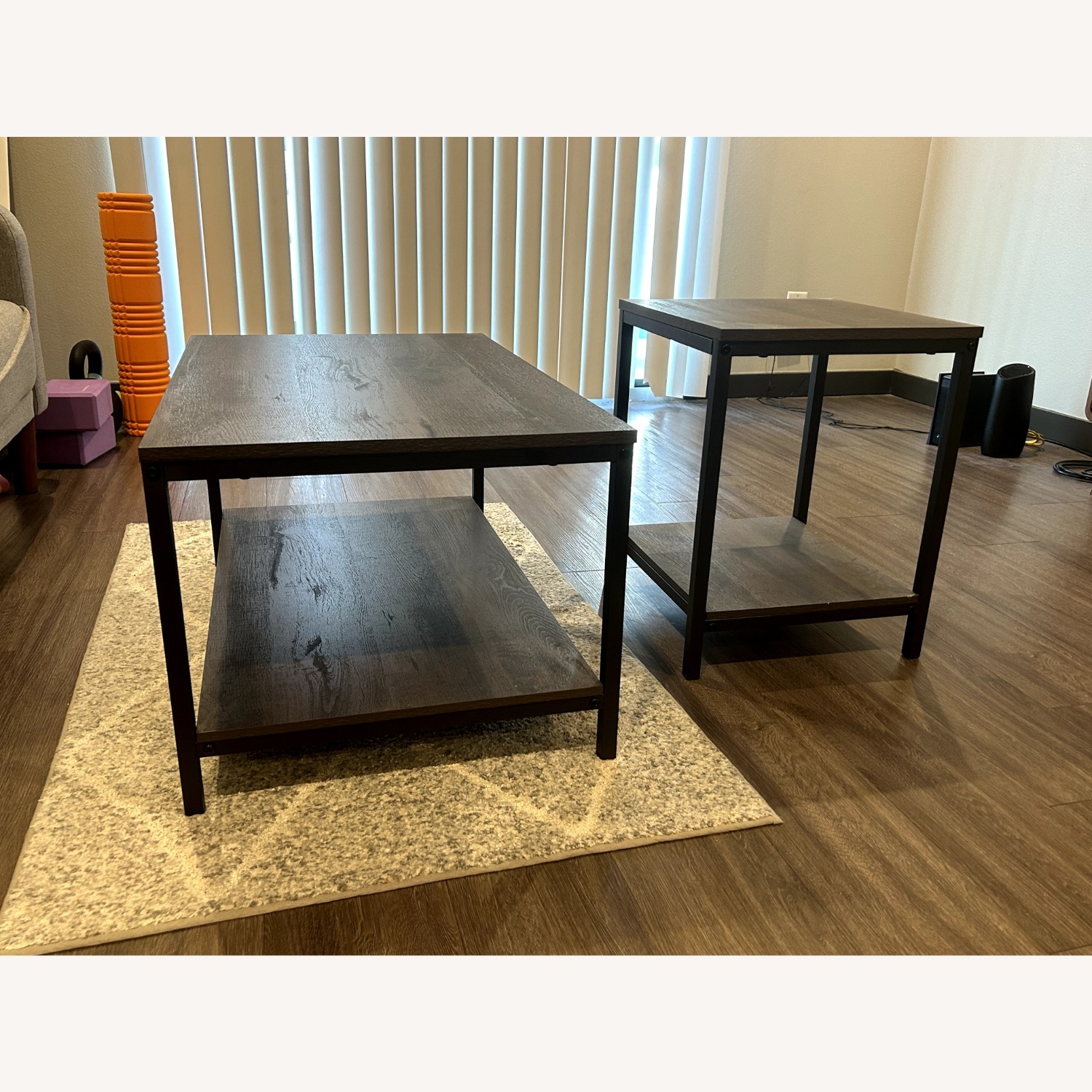 Sauder Dark Brown Wood Coffee Table - image-2