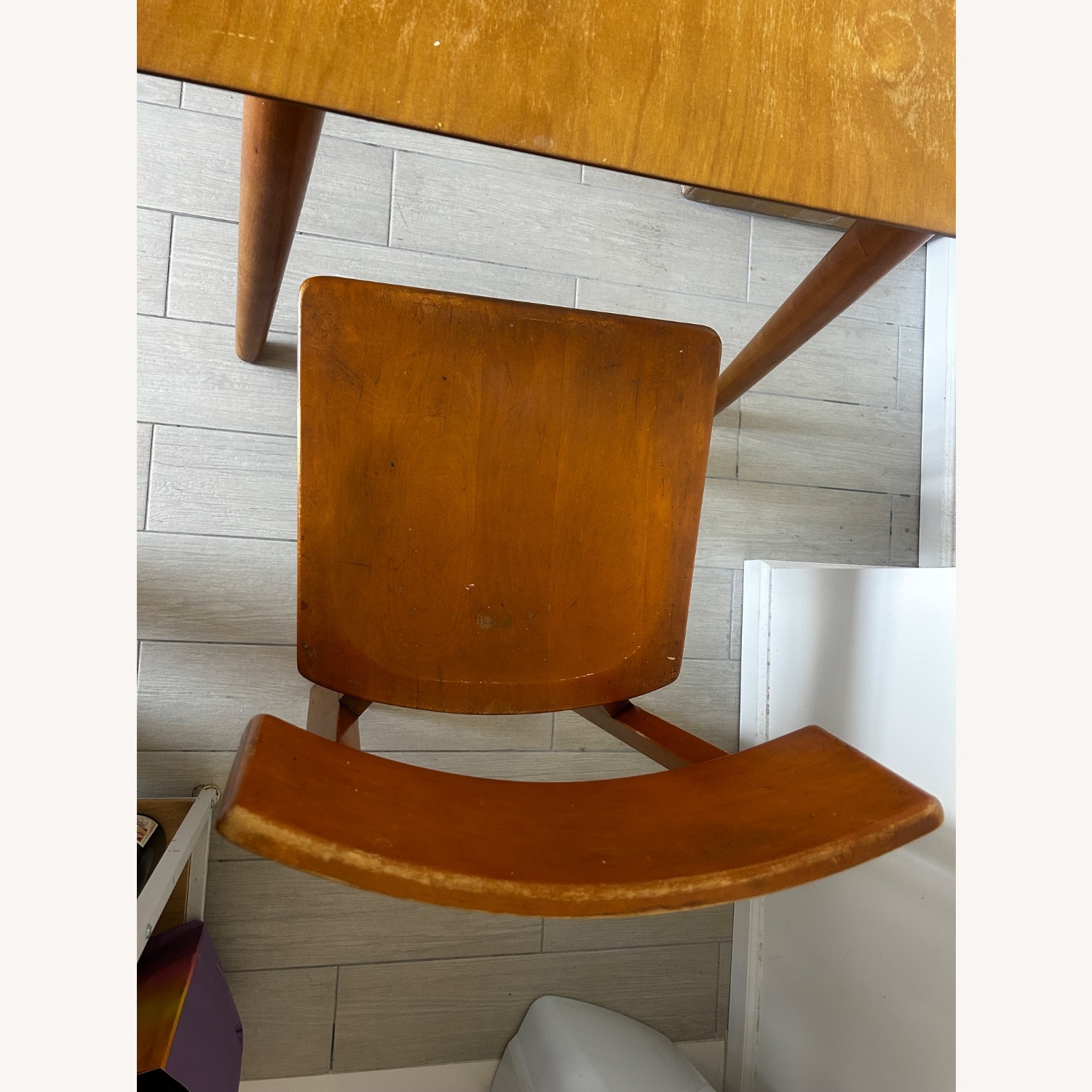 Wood Table and 2 Chairs - image-2