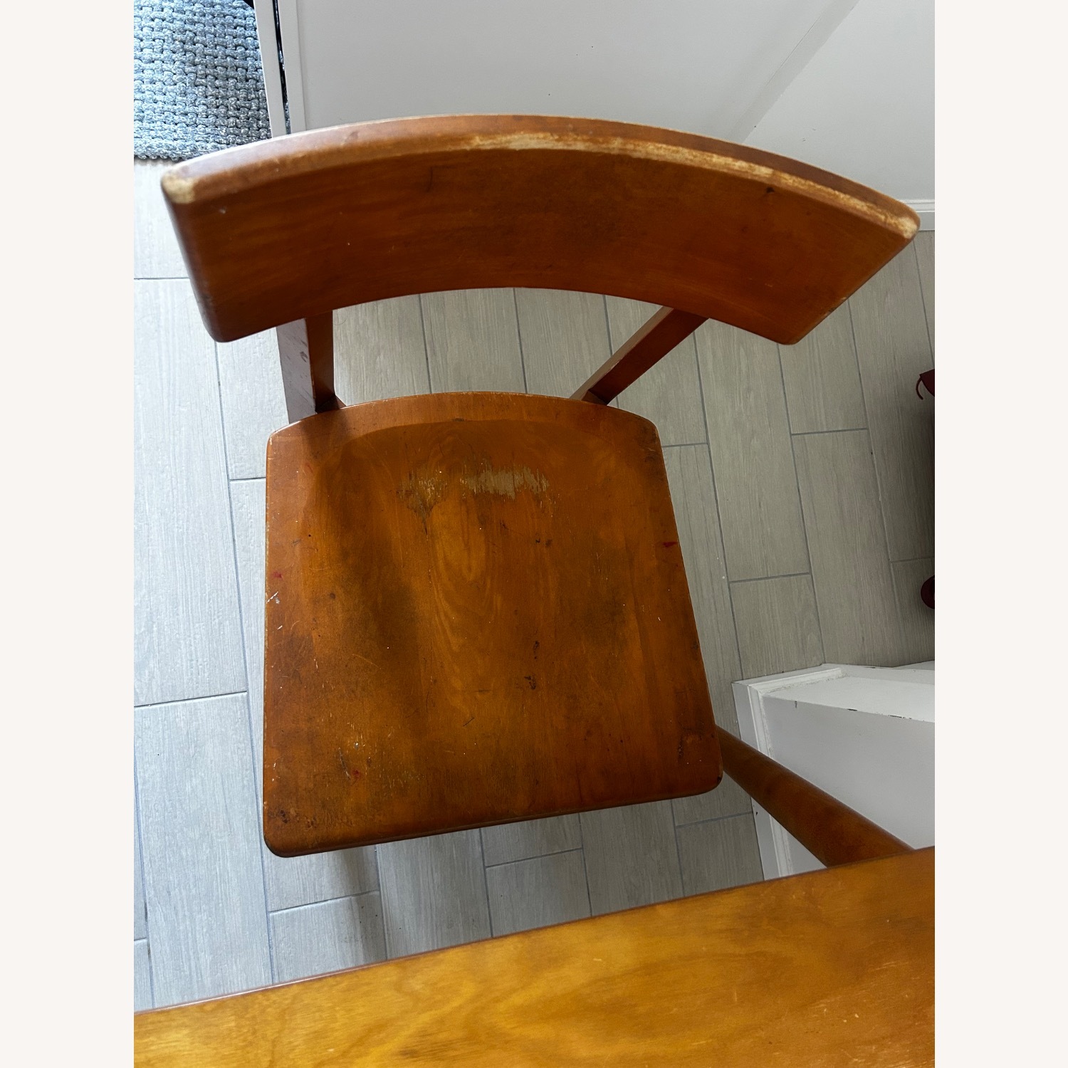 Wood Table and 2 Chairs - image-3