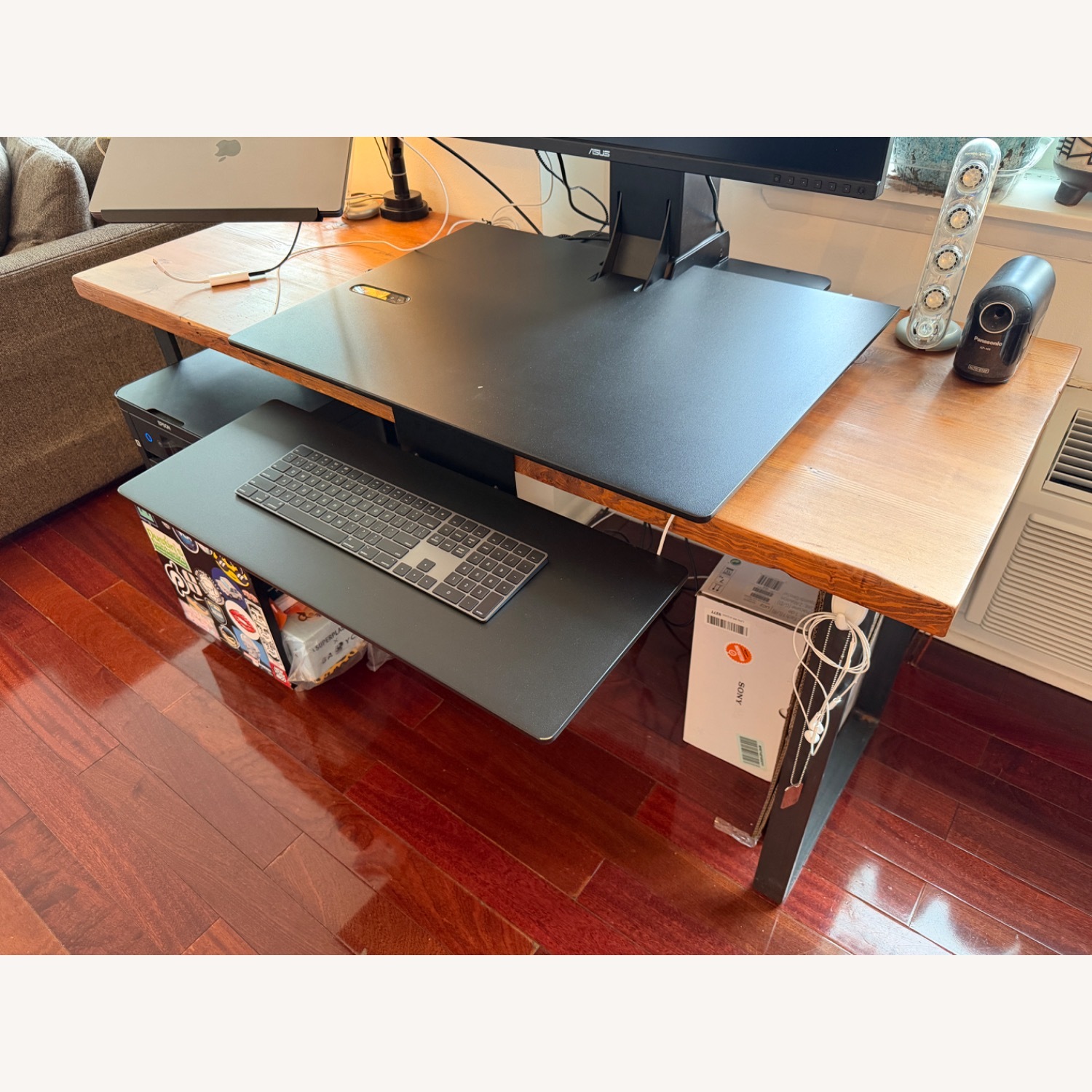 Black Wood Desk - image-3