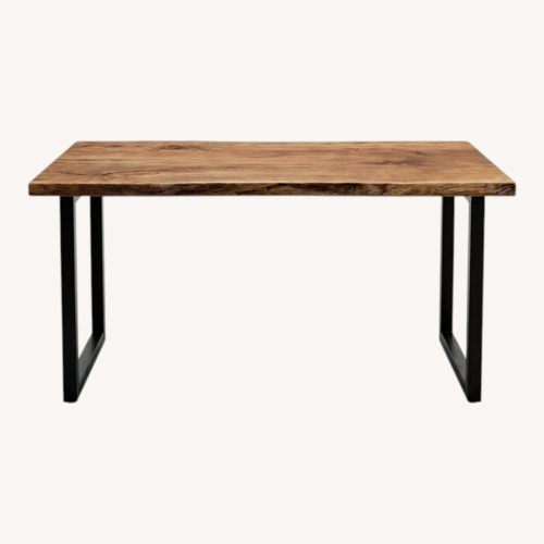 Used Black Wood Desk for sale on AptDeco