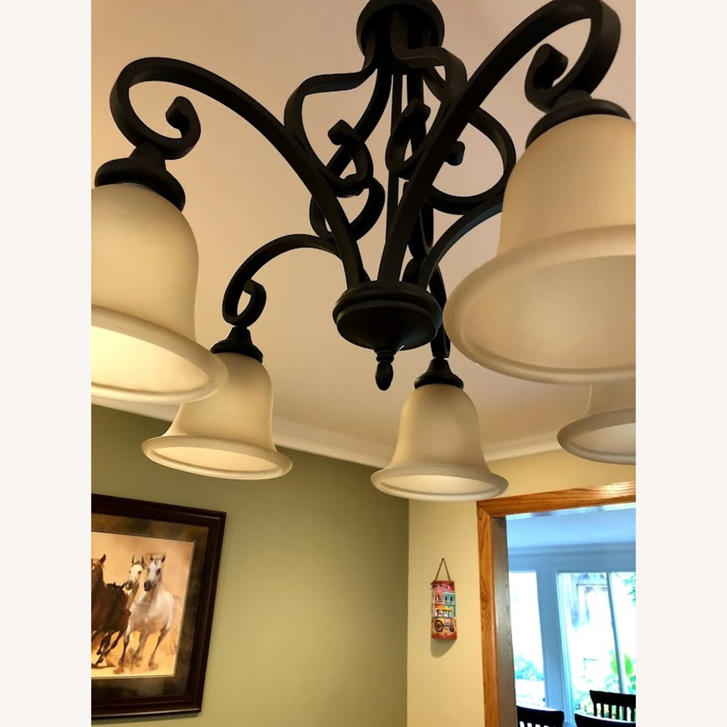 Lamps Plus Black Metal Ceiling Lamp - image-2