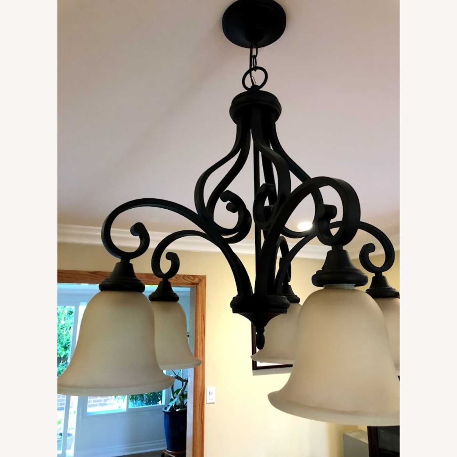 Lamps Plus Black Metal Ceiling Lamp - image-3