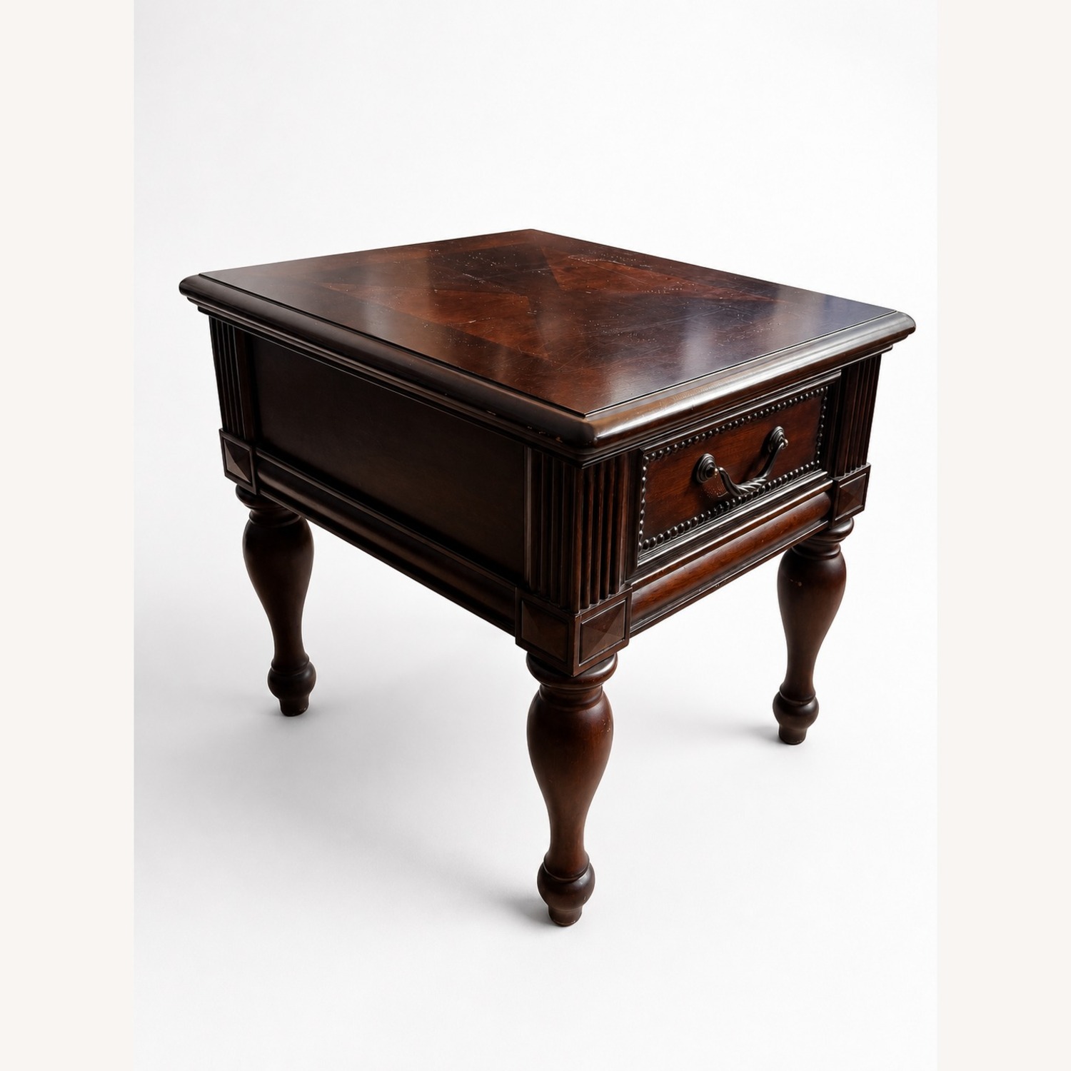 Dark Brown Nightstand - image-1