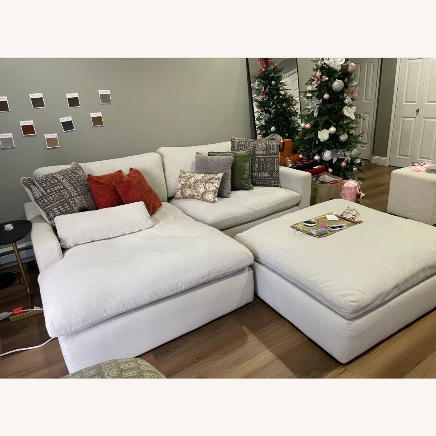 Ashley light gray sectional Sophie collection  - image-1