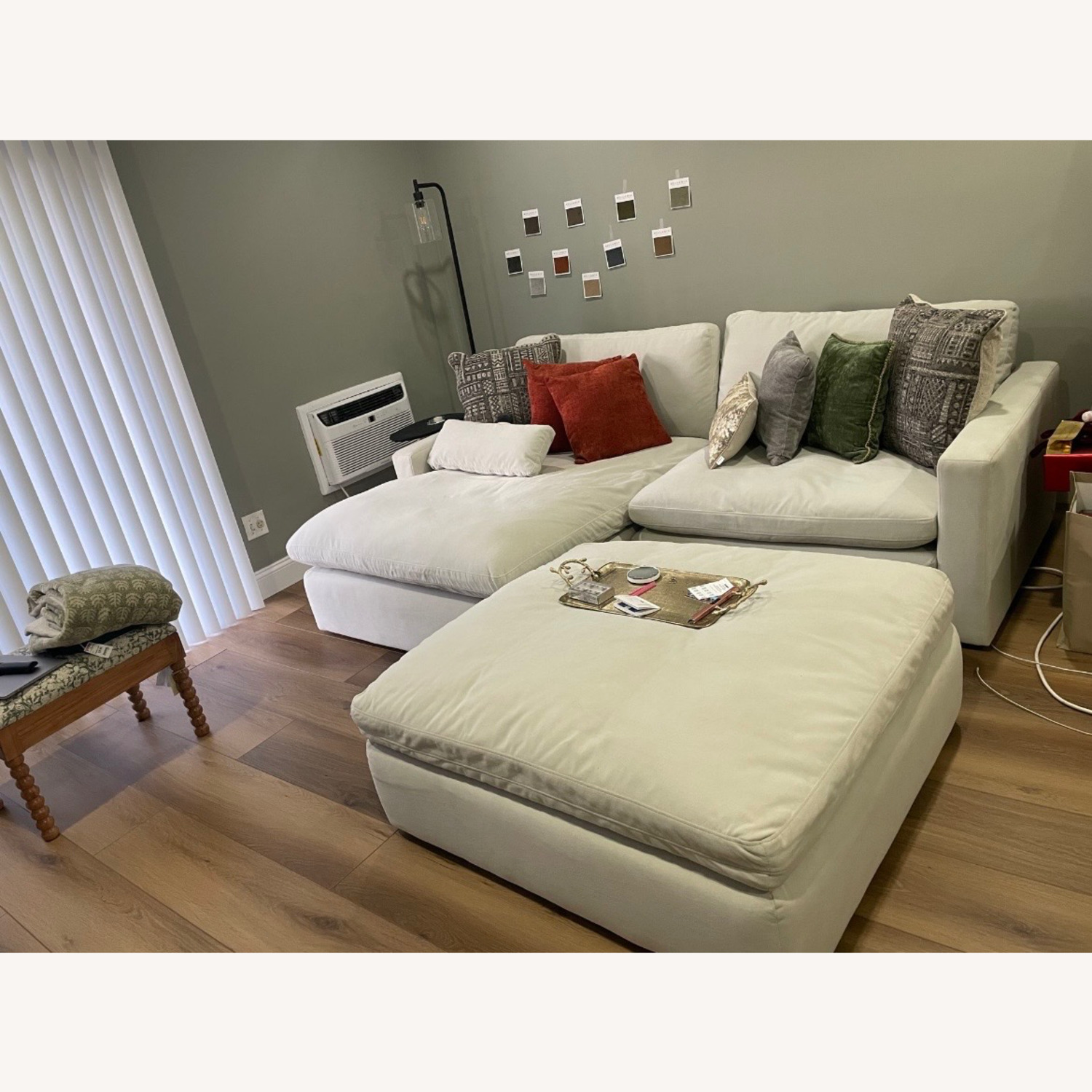 Ashley light gray sectional Sophie collection  - image-2