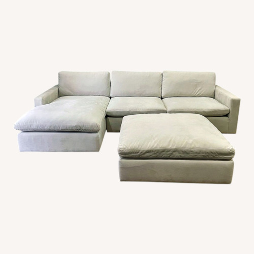Used Ashley light gray sectional Sophie collection for sale on AptDeco