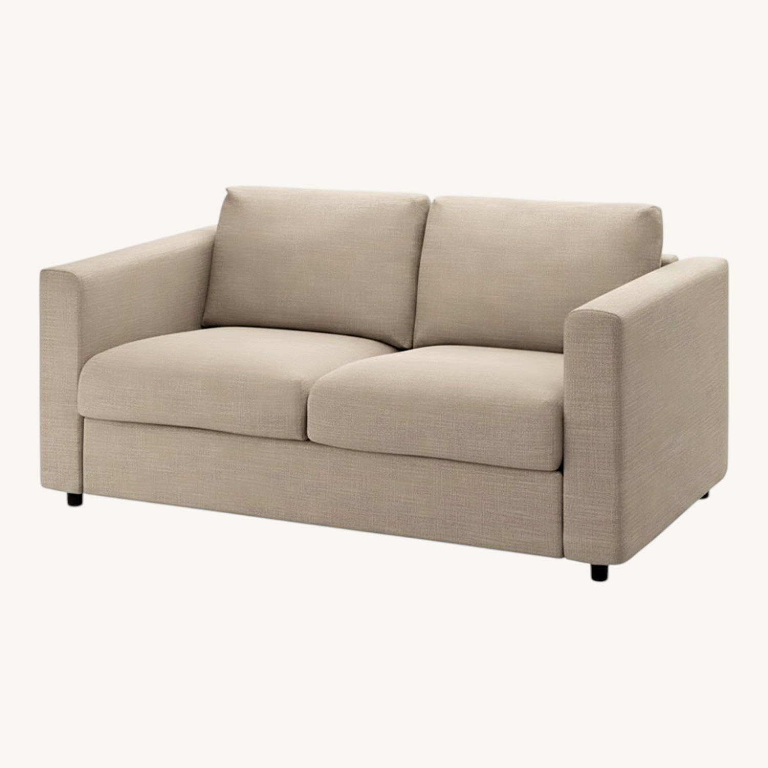 IKEA Light Brown Fabric Sleeper Sofa - image-0