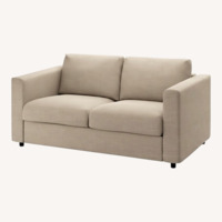 IKEA Light Brown Fabric Sleeper Sofa