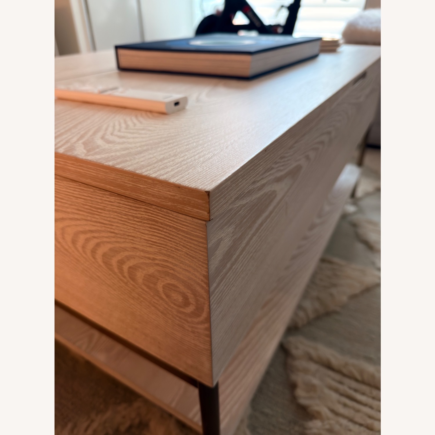 West Elm White Foundry Pop-Up Coffee Table - image-7
