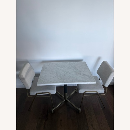 Used West Elm Quartz Bistro Table for sale on AptDeco