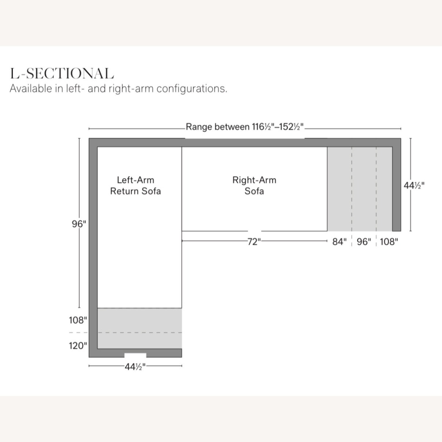 Restoration Hardware Maddox L-Sectional Charcoal - image-4