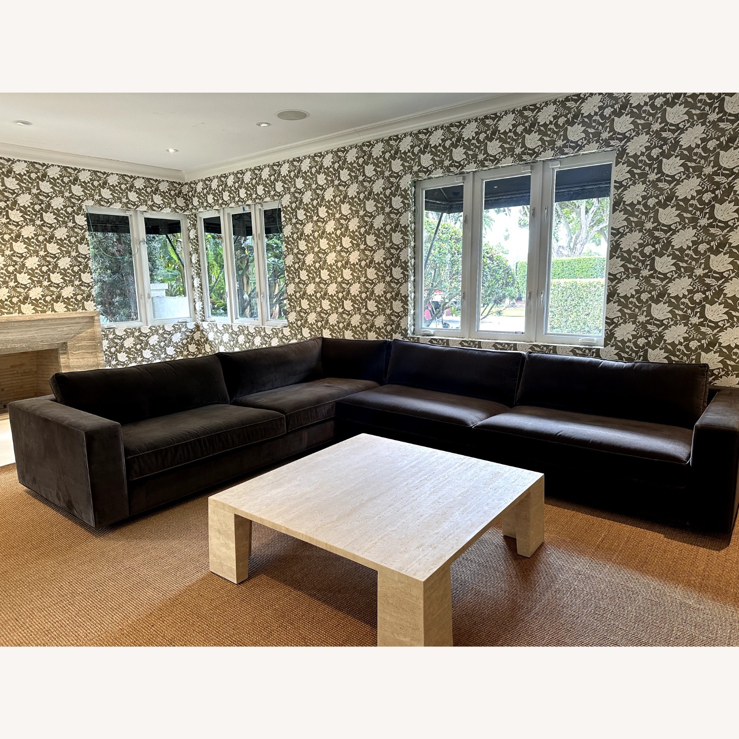 Restoration Hardware Maddox L-Sectional Charcoal - image-2
