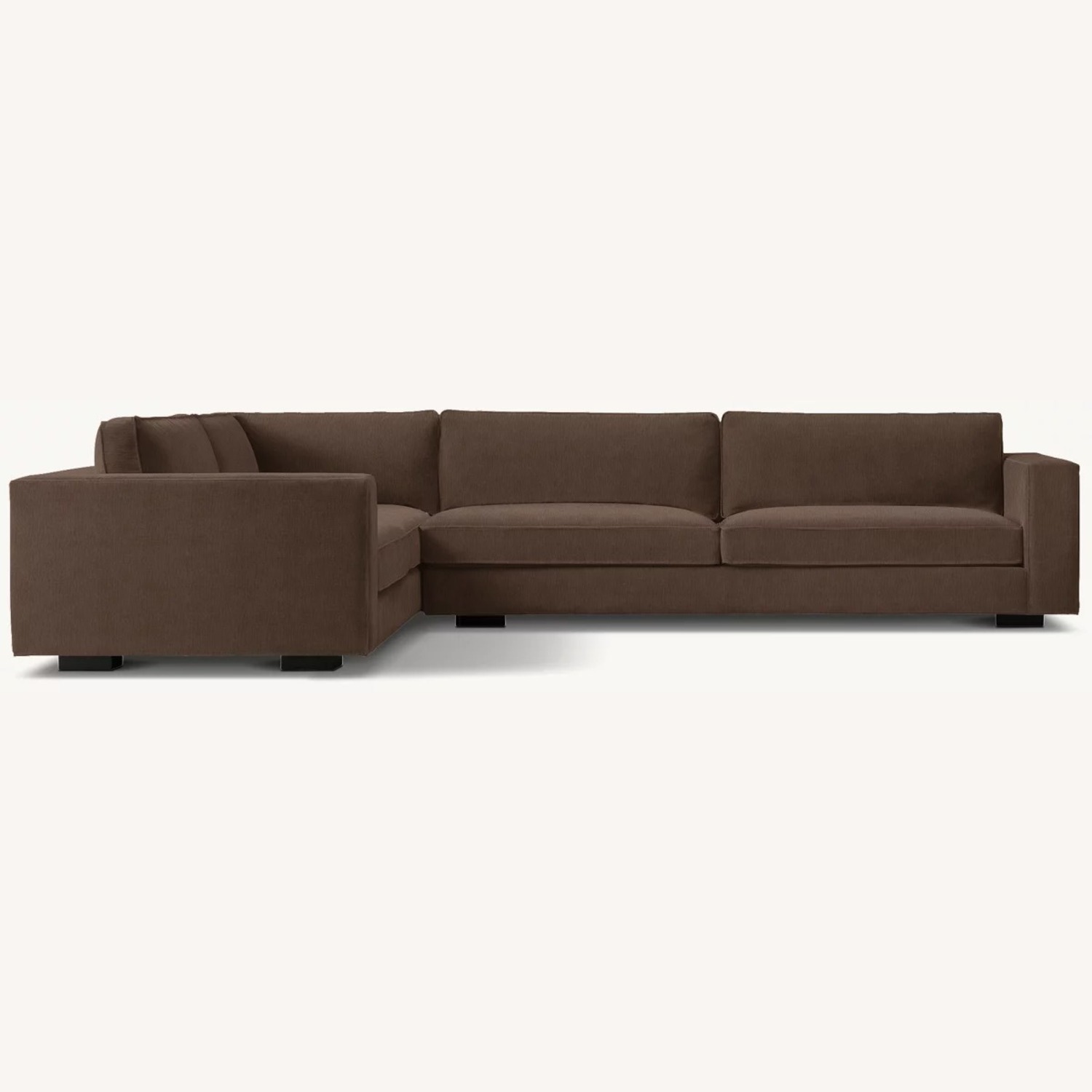 Restoration Hardware Maddox L-Sectional Charcoal - image-0