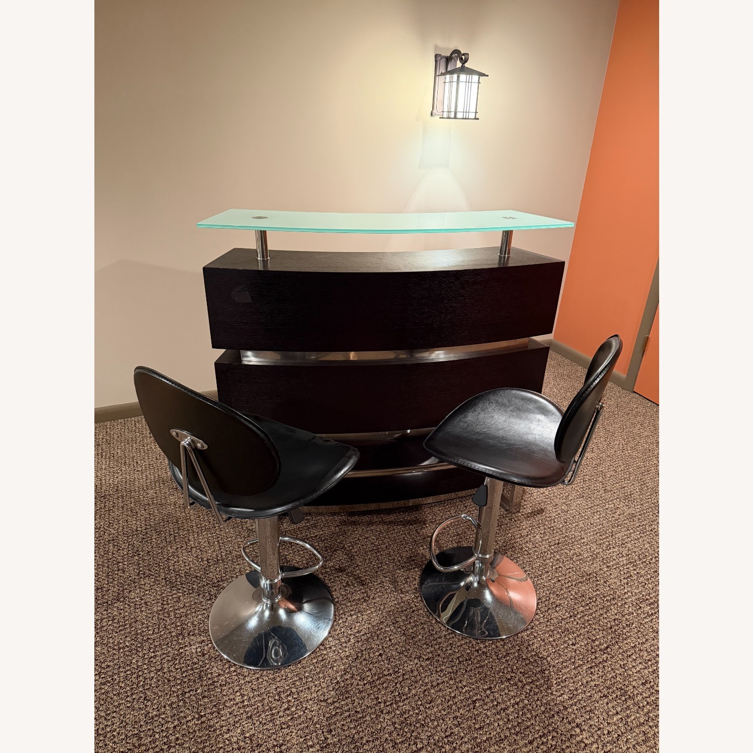 Contemporary Freestanding Bar - image-1