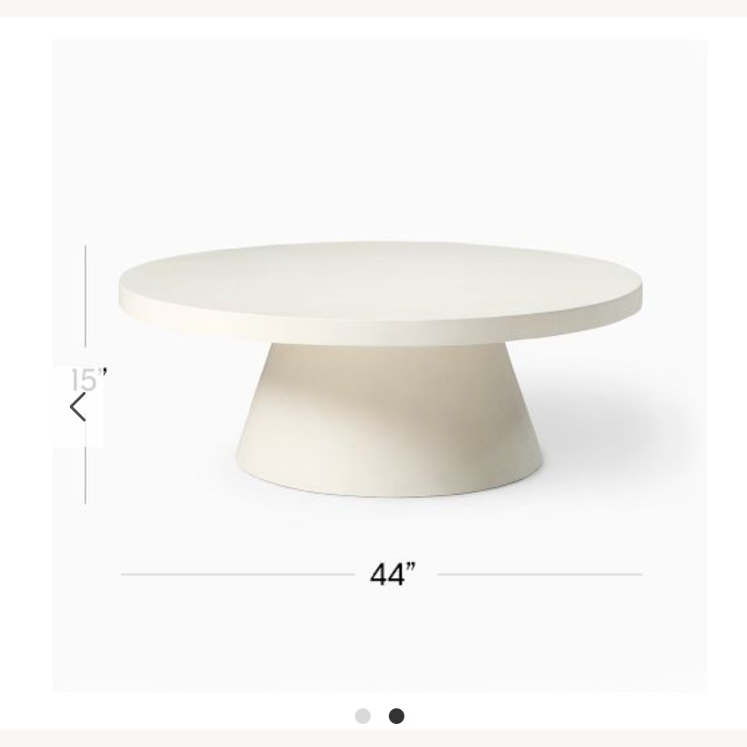 West Elm 44" Coffee Table - image-3