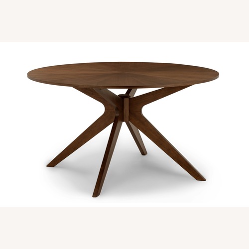 Used Article Conan Walnut Dining Table & free chairs! for sale on AptDeco