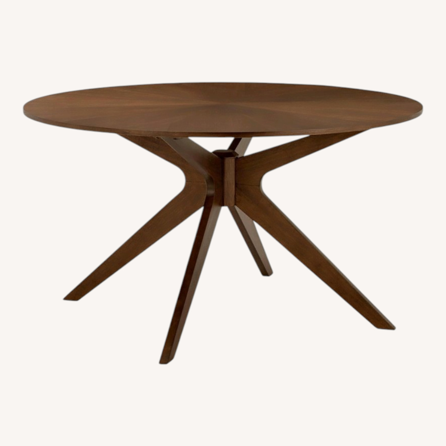Article Conan Walnut Dining Table & free chairs! - image-0