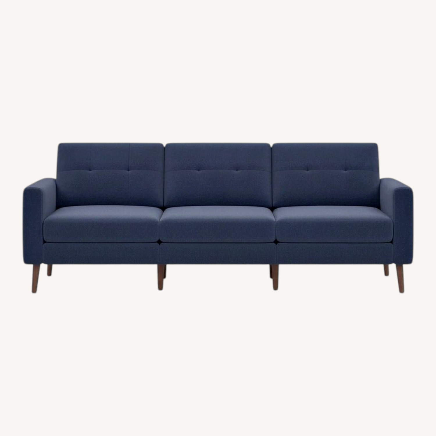 Burrow Nomad Blue Fabric 3+ Seater Sofa - image-0