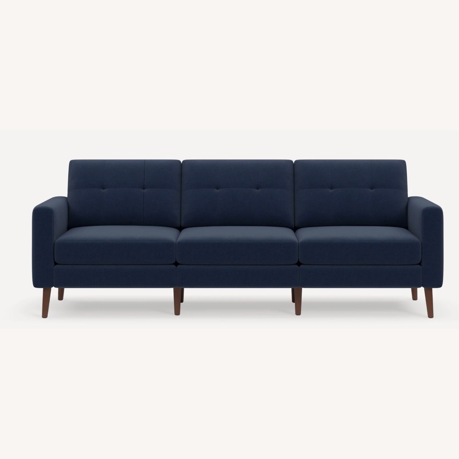 Burrow Nomad Blue Fabric 3+ Seater Sofa - image-1