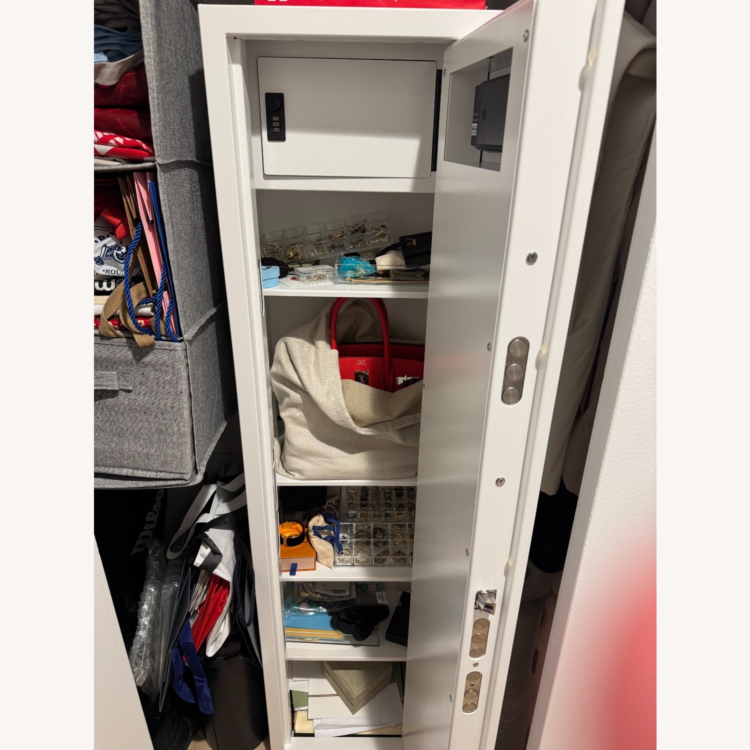 My Cube Safe Max Classic White Metal Wall Unit - image-6