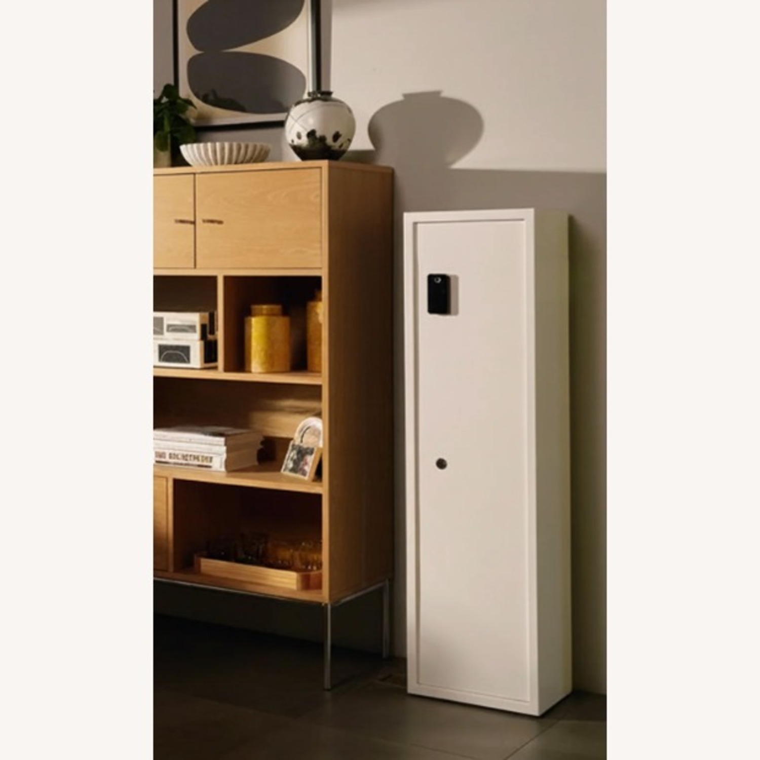 My Cube Safe Max Classic White Metal Wall Unit - image-1