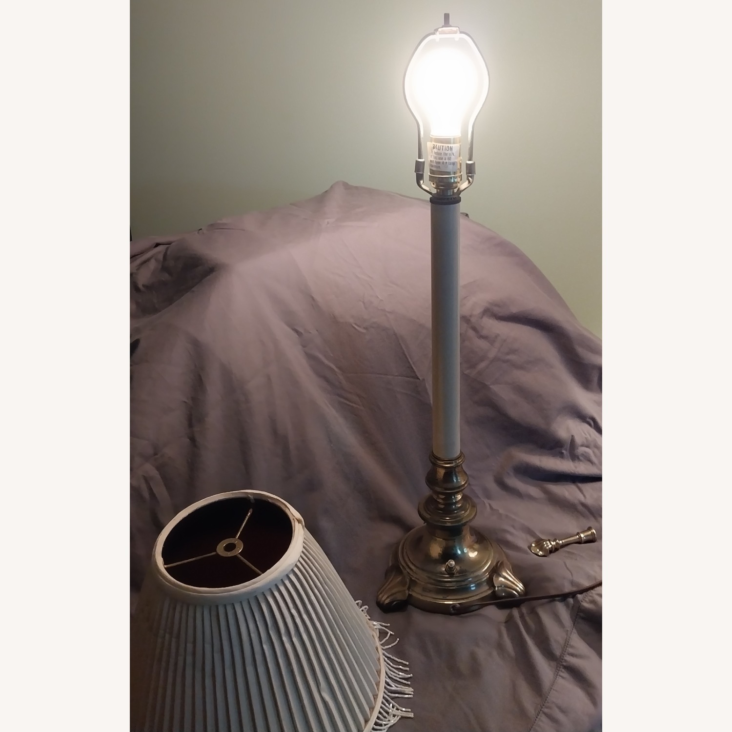 Stiffel Lamps Table Lamp with Stiffel Shade - image-11
