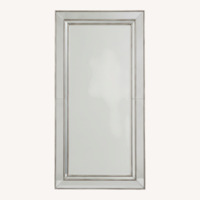 Pottery Barn Silver Glass Wall Mirror