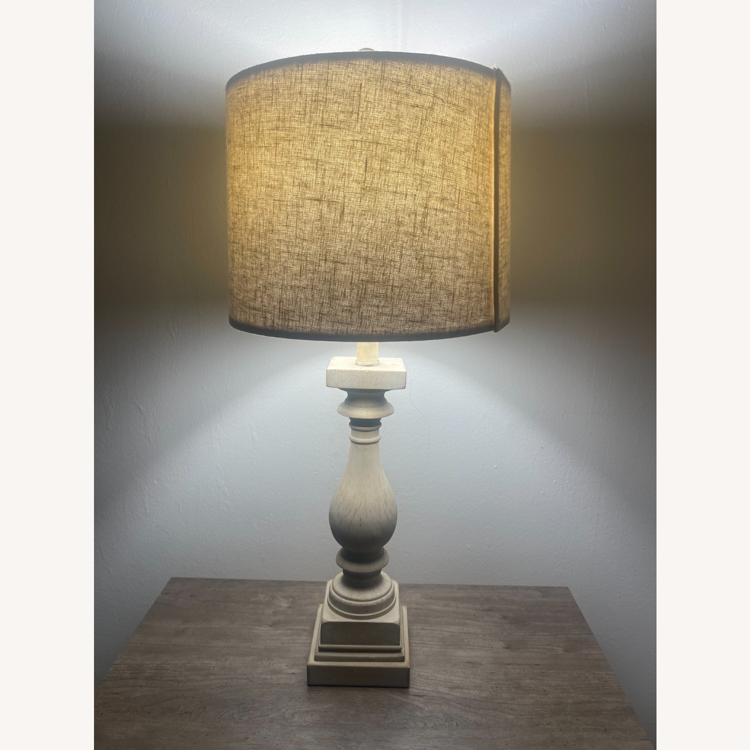 Set of 2 Table Lamps with Charging Ports - image-1