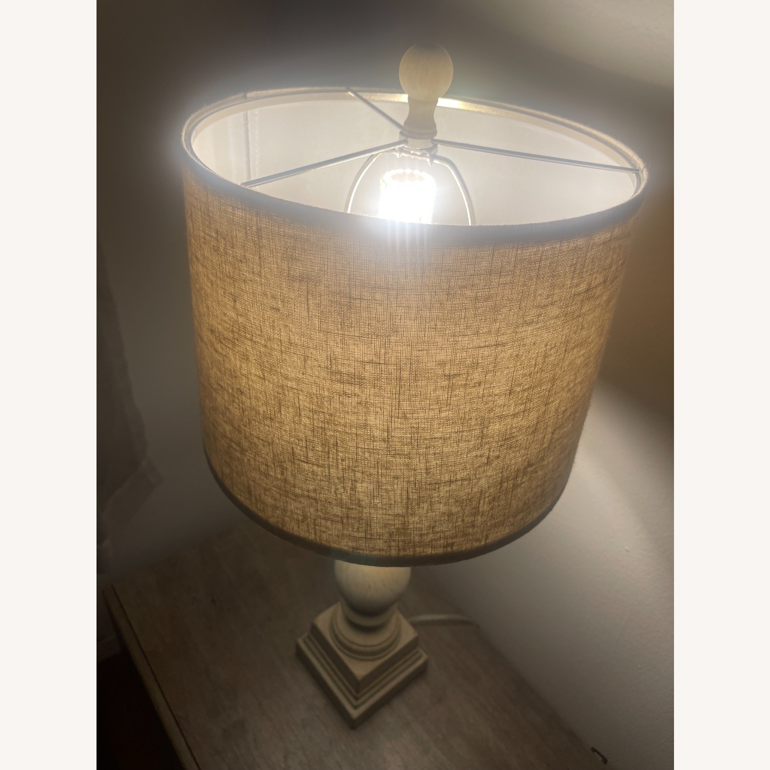 Set of 2 Table Lamps with Charging Ports - image-3
