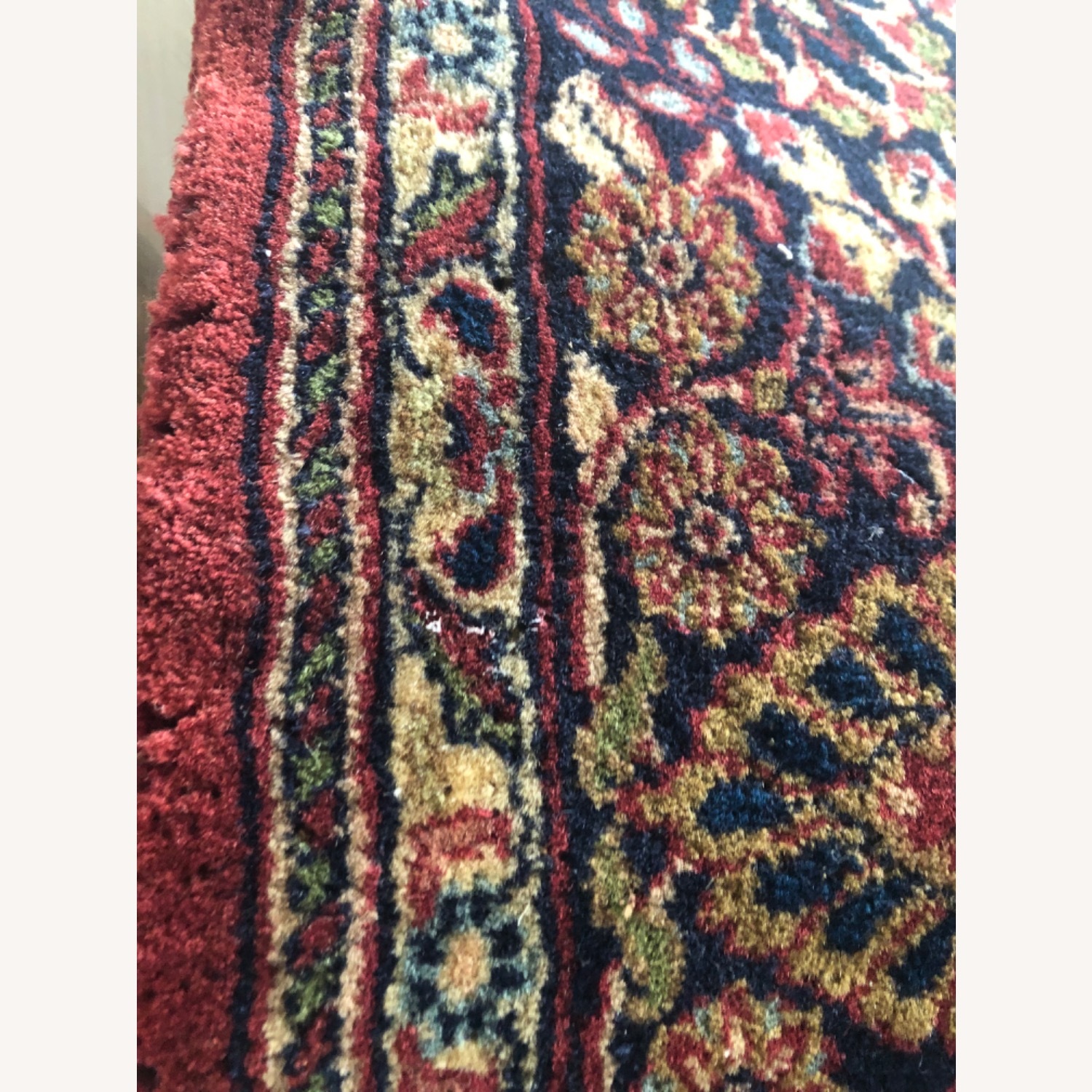 Vintage/Antique Wool Small Rug 5' x 8' - image-3