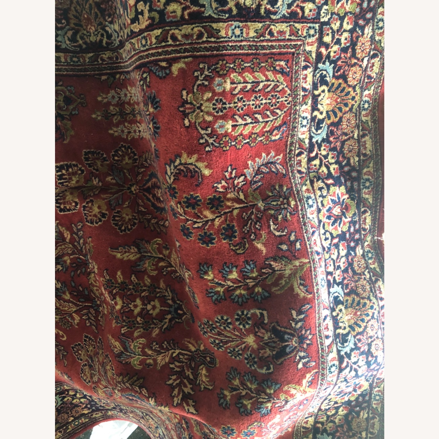 Vintage/Antique Wool Small Rug 5' x 8' - image-4