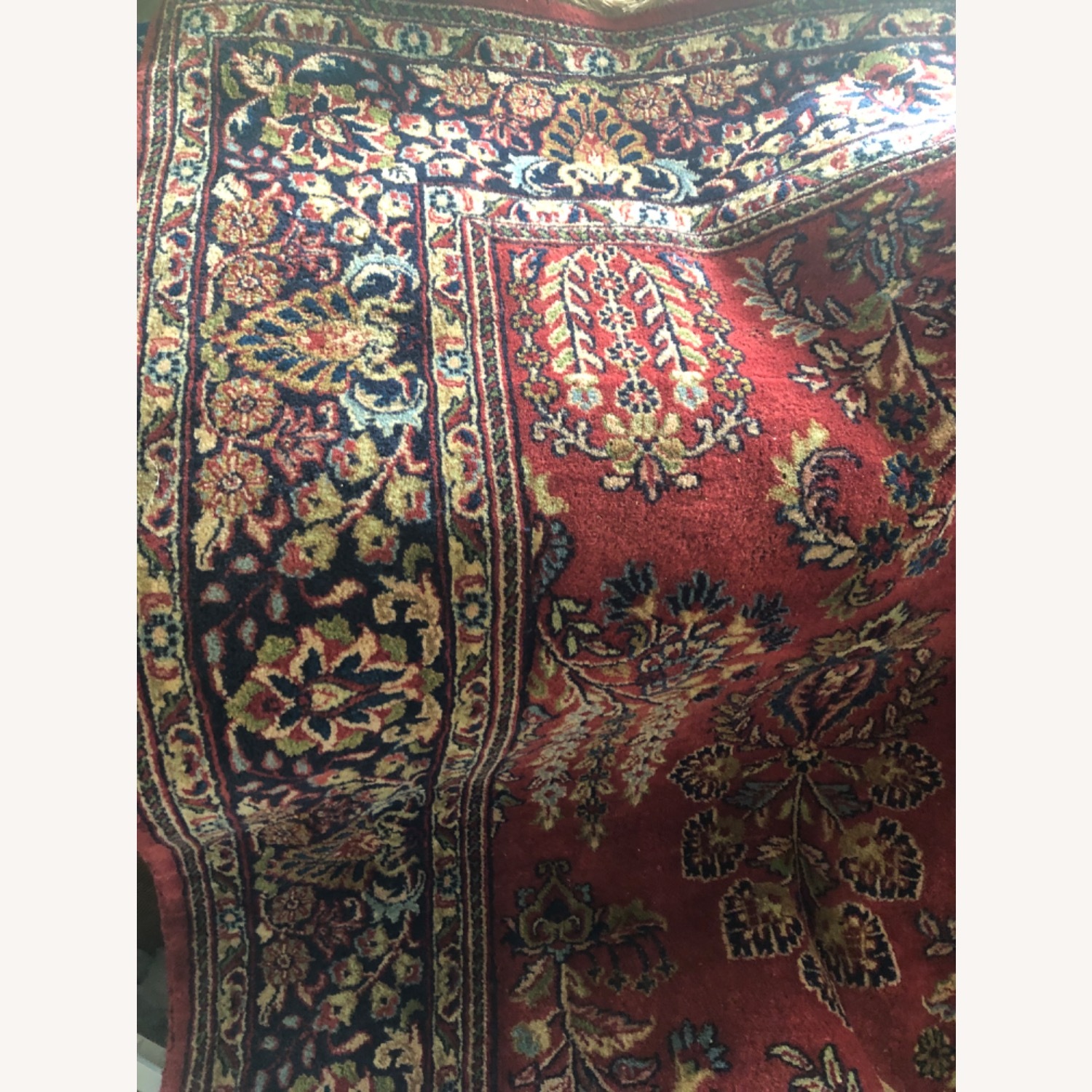 Vintage/Antique Wool Small Rug 5' x 8' - image-1