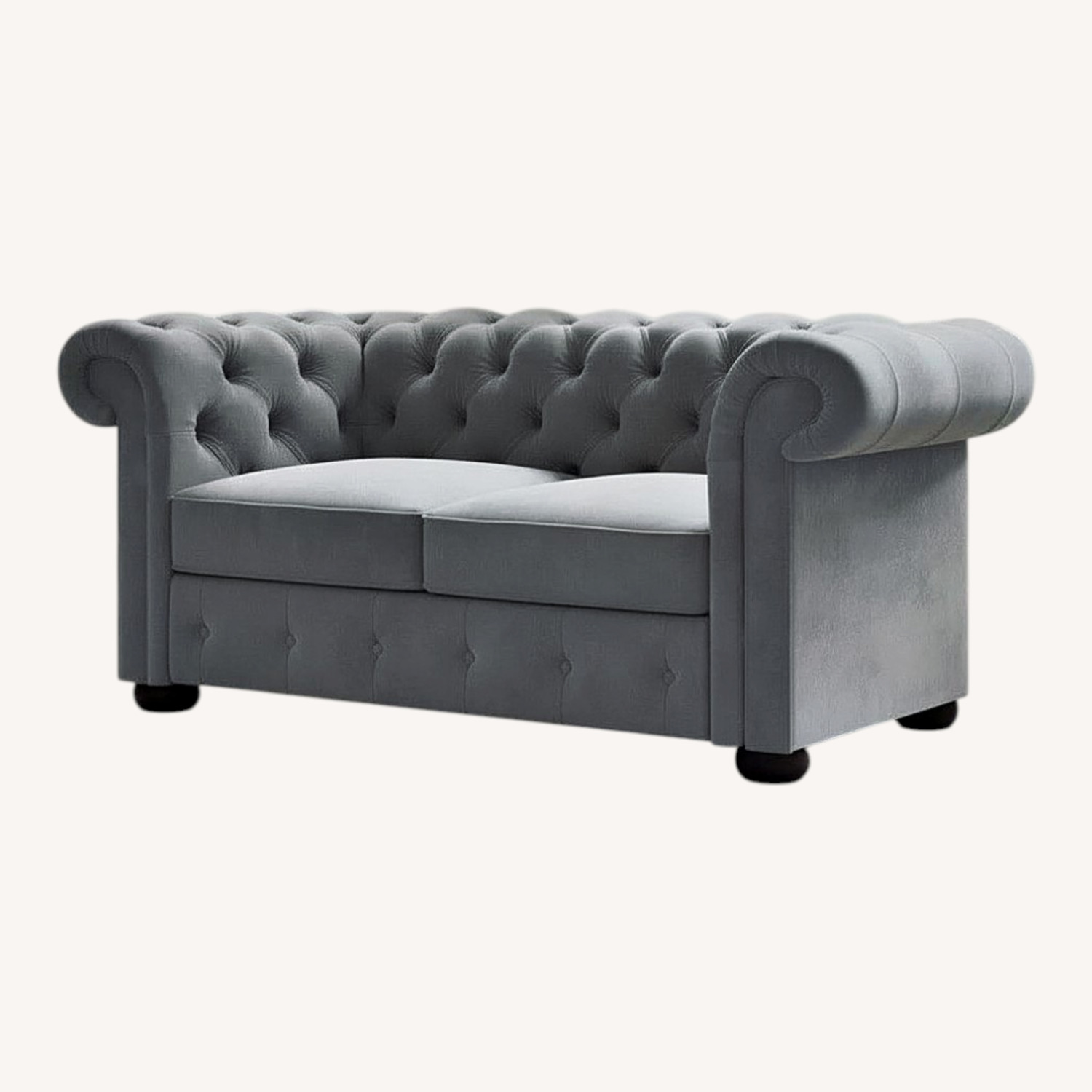 Wayfair Light Gray Fabric 2 Seater Sofa - image-0