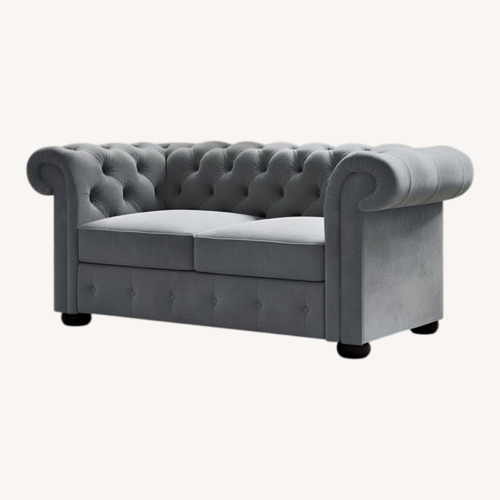 Used Wayfair Light Gray Fabric 2 Seater Sofa for sale on AptDeco