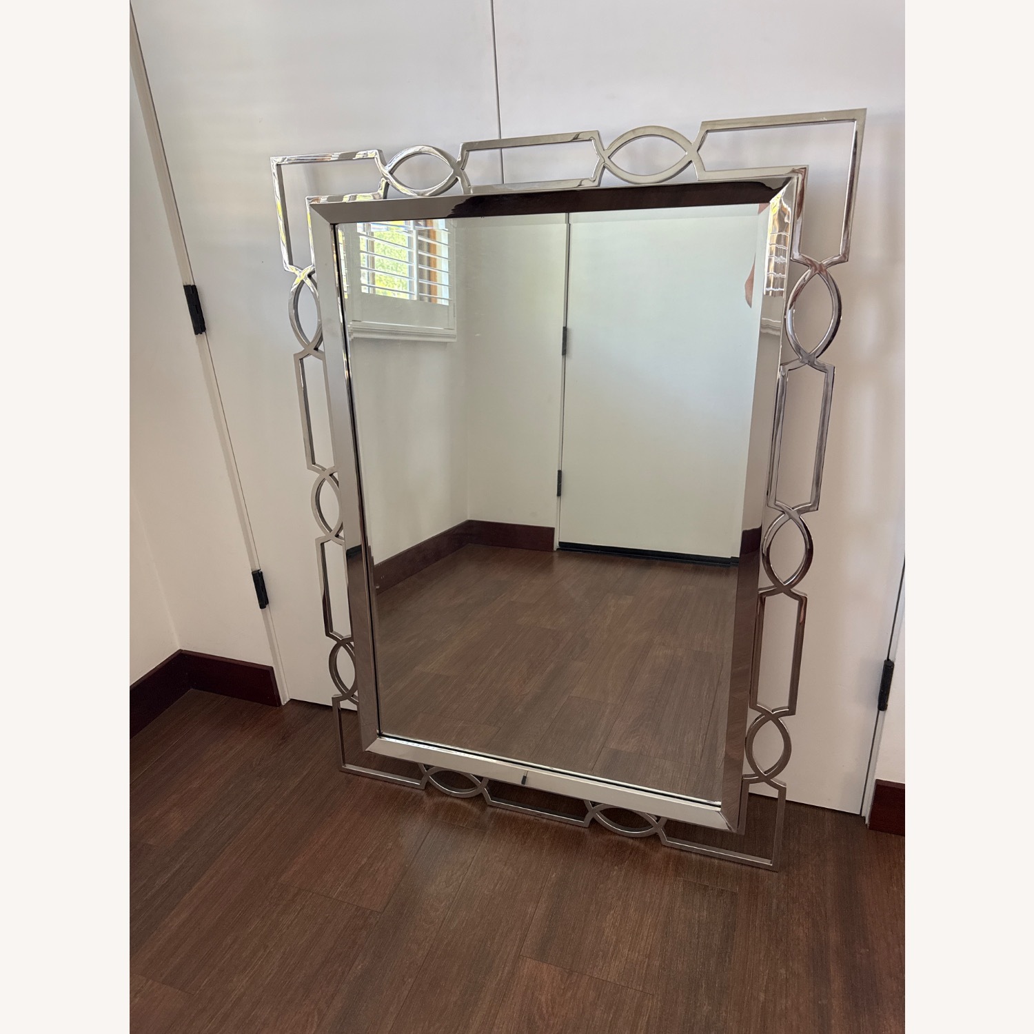 Silver Wall Mirror - image-1