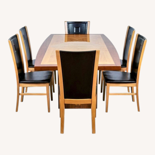 Used Italian Dining Table and 6 Chairs for sale on AptDeco