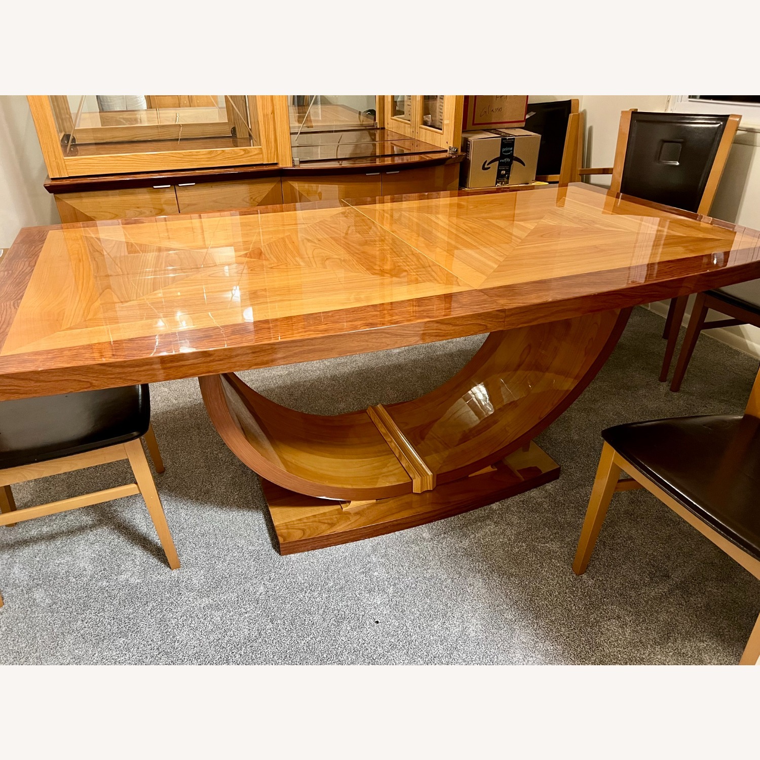 Italian Dining Table and 6 Chairs - image-9
