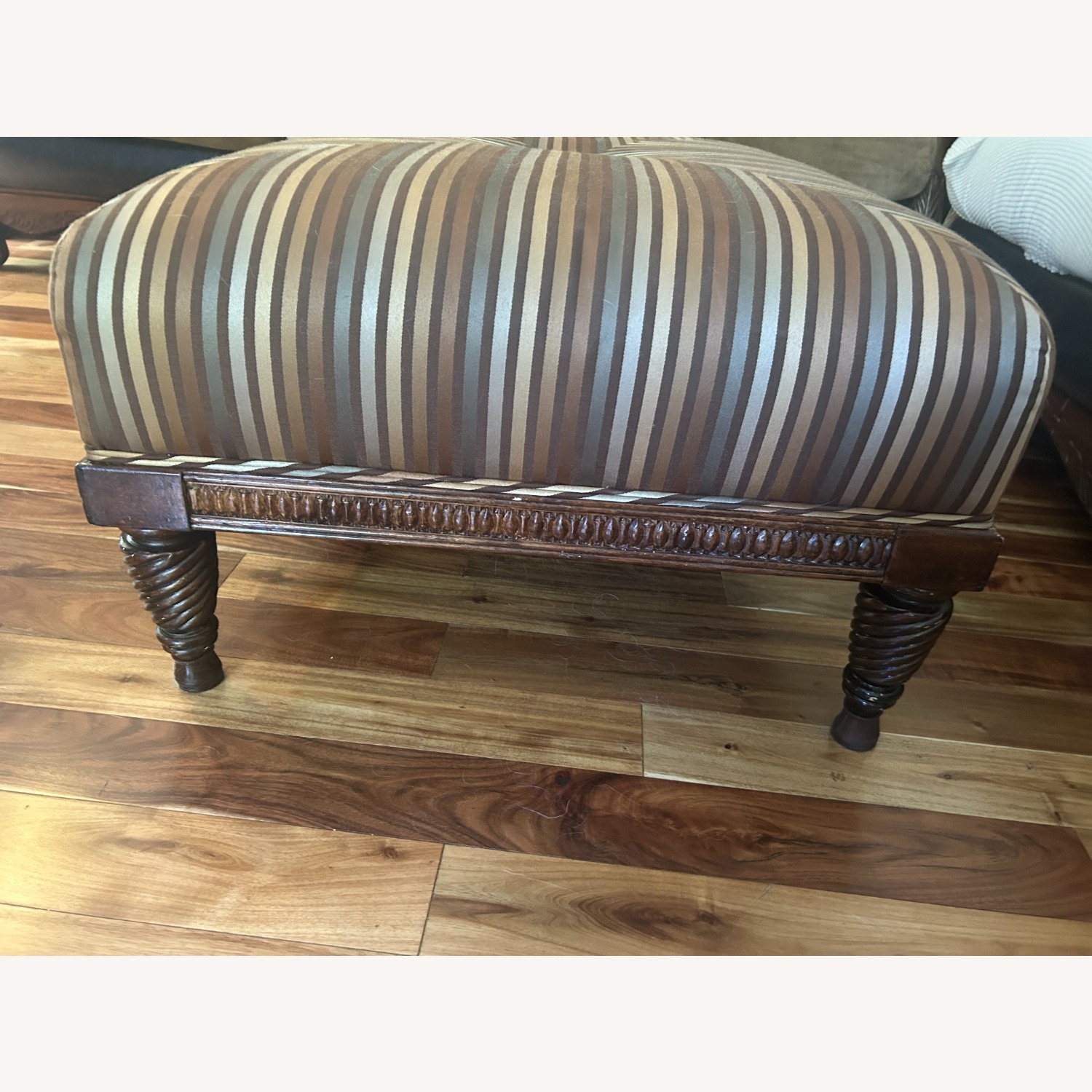 Kravet Fabric Ottoman - image-3
