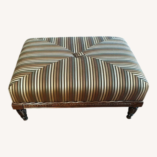 Used Kravet Fabric Ottoman for sale on AptDeco