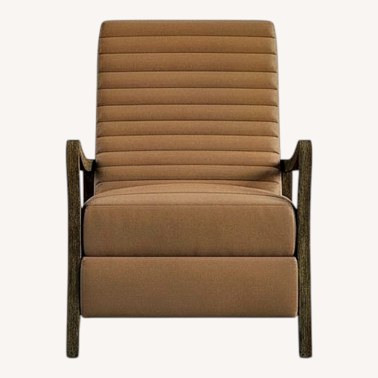 Pottery Barn Light Brown Leather Accent Chairs - image-0