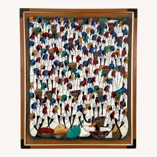 Used Gerald (Signed) - “Women at the Market” for sale on AptDeco
