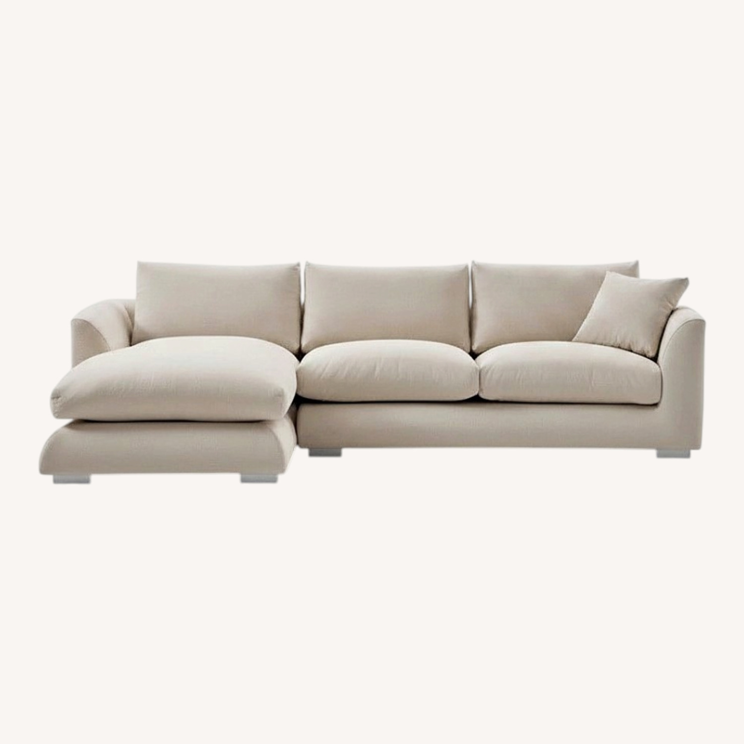 Valyou Feathers Natural Performance Fabric Sofa by Mario Capasa - image-0