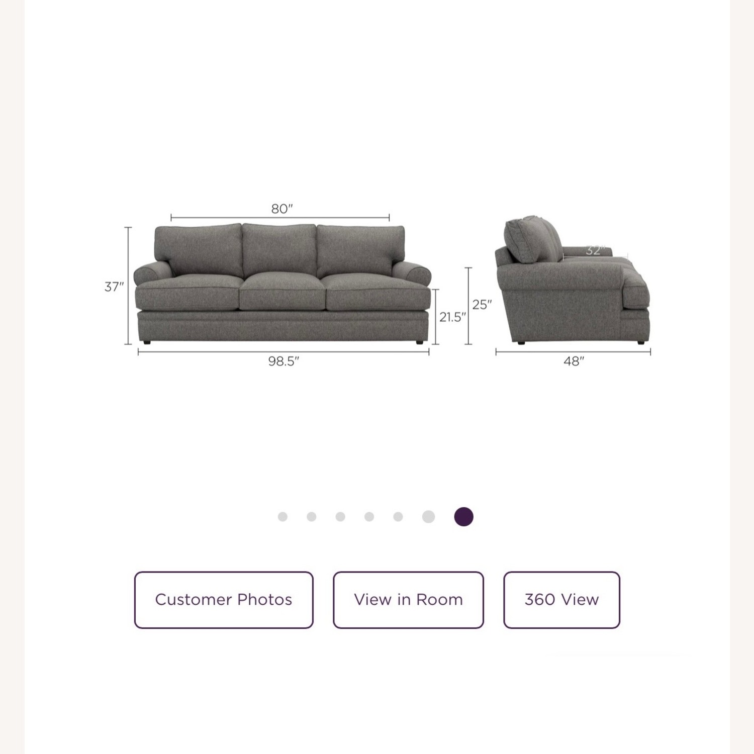 Raymour & Flanigan Couch - image-2