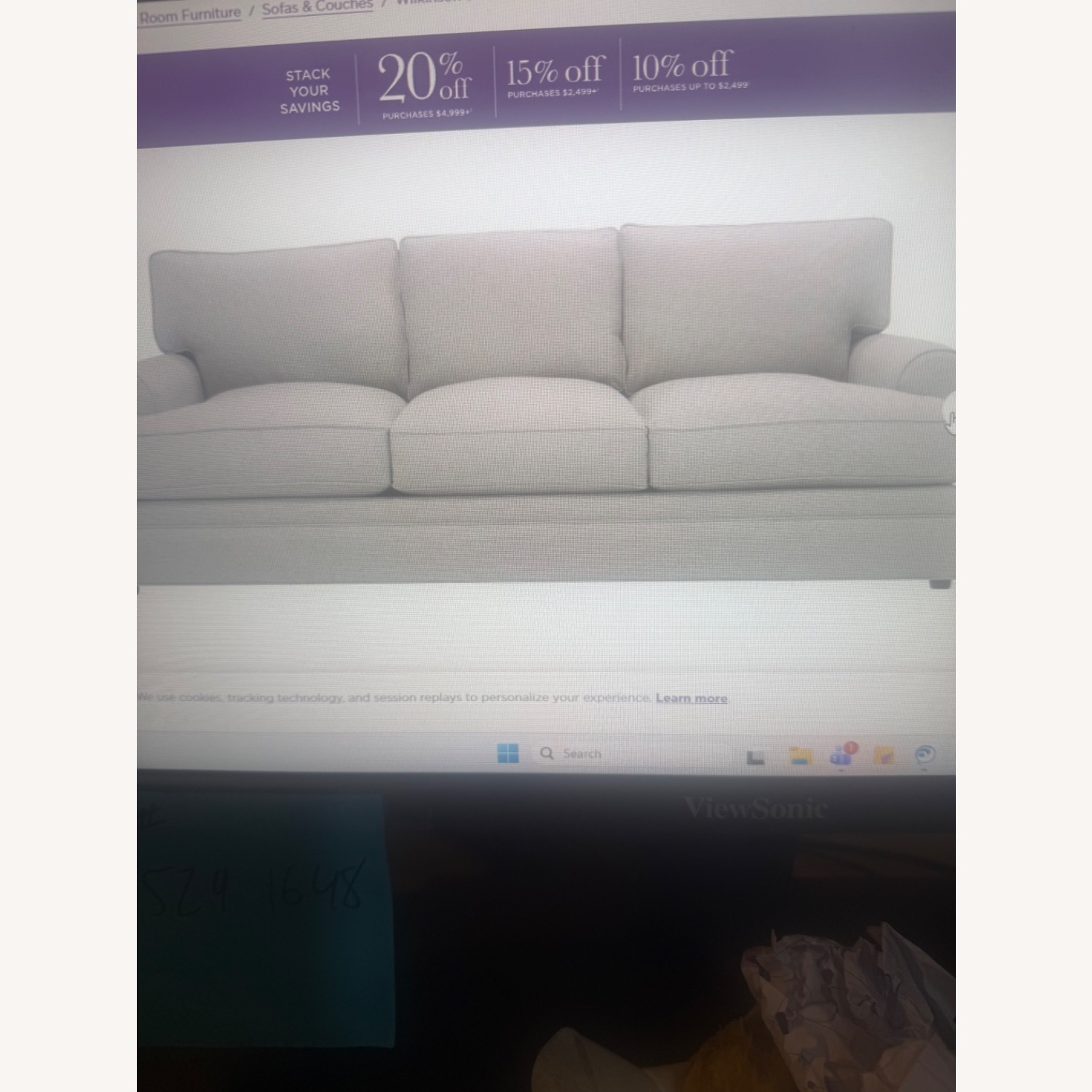 Raymour & Flanigan Couch - image-3