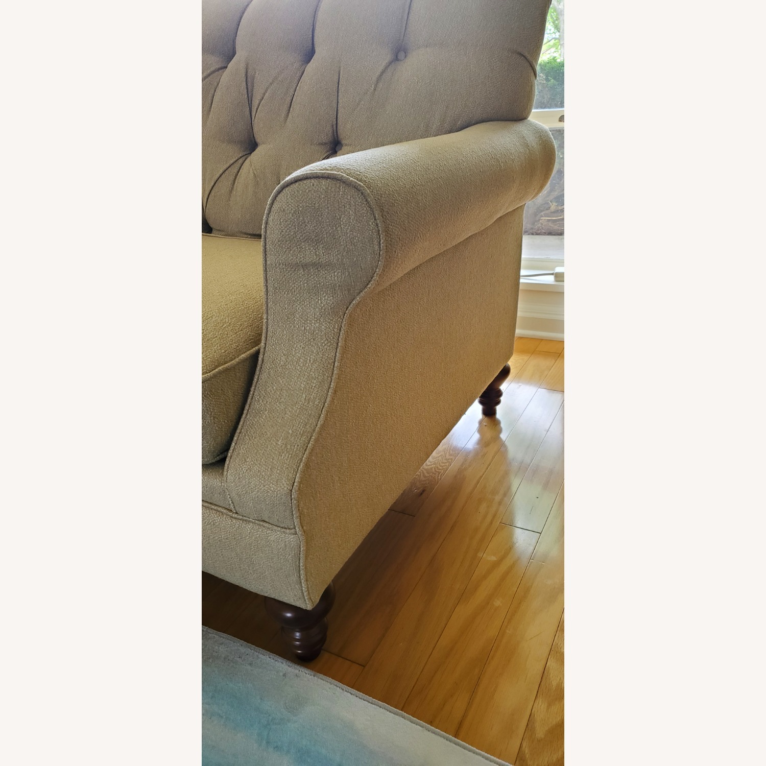 Natural Fabric 3+ Seater Sofa - image-2