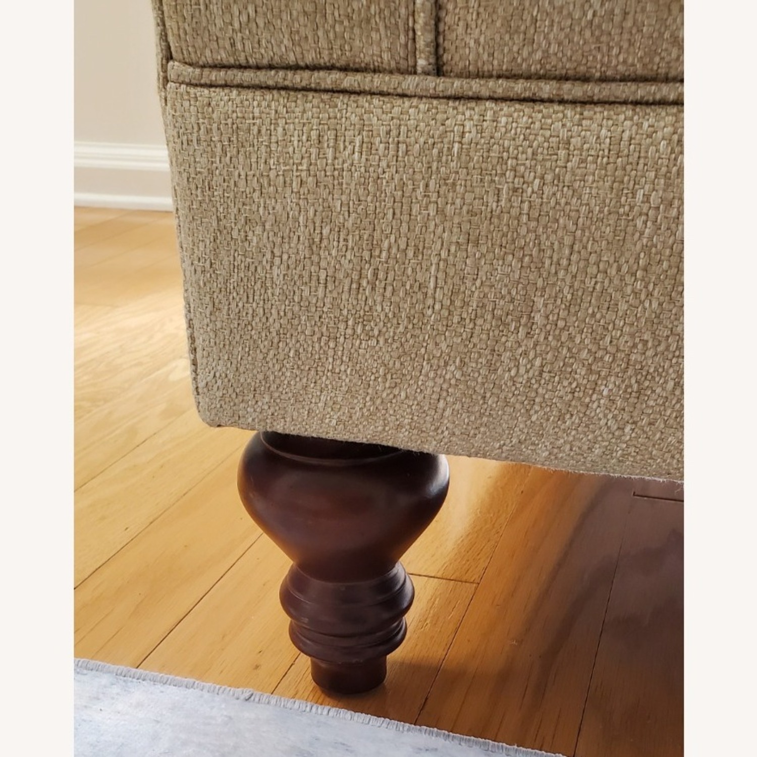 Natural Fabric 3+ Seater Sofa - image-5