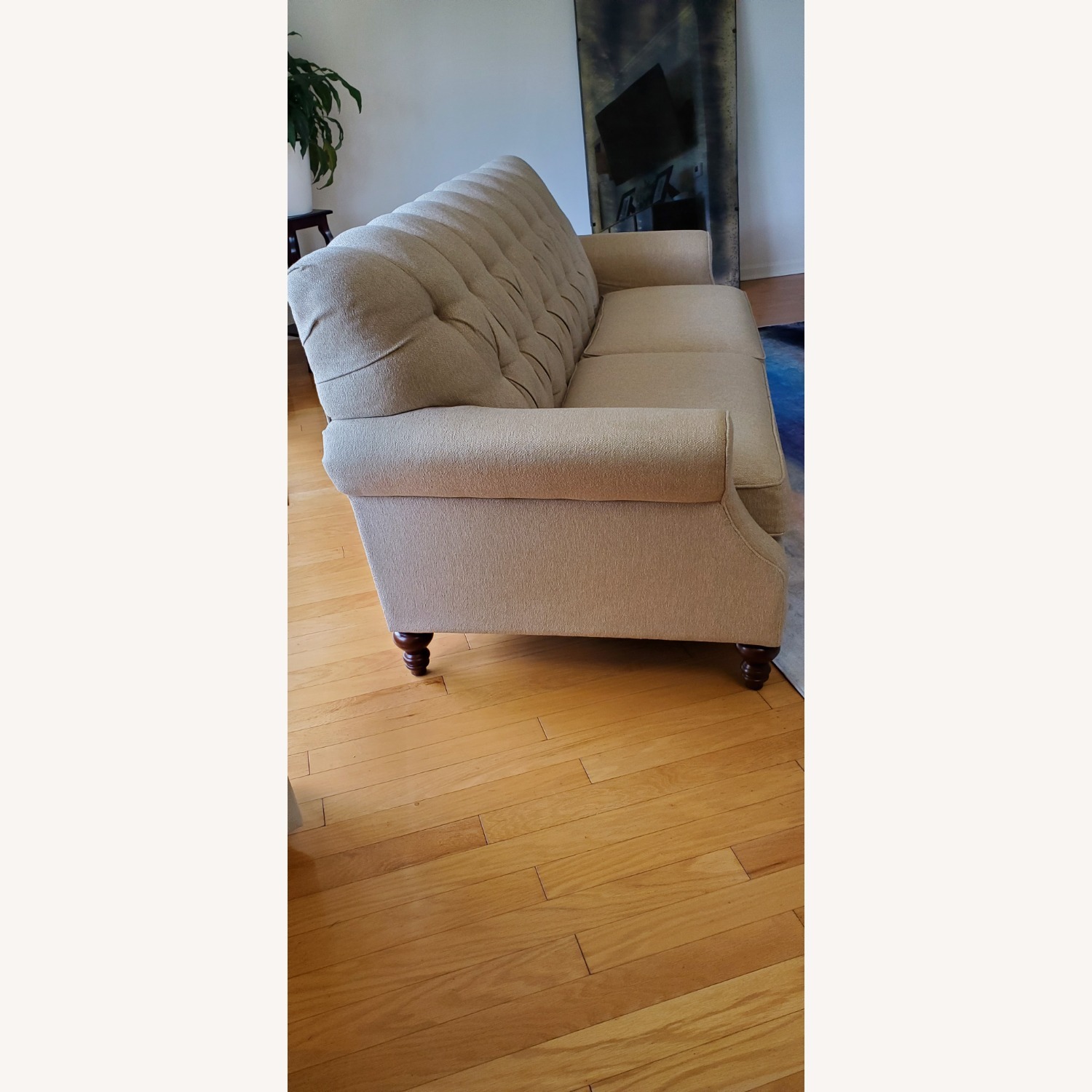 Natural Fabric 3+ Seater Sofa - image-4